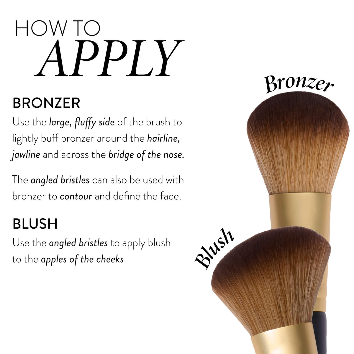 LAURA GELLER Dual-Ended Brush on a vanity