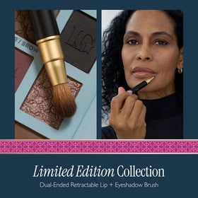 LAURA GELLER Dual-Ended Brush showing eyeshadow end