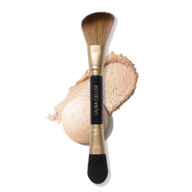 LAURA GELLER Dual-Ended Highlighter Brush front view