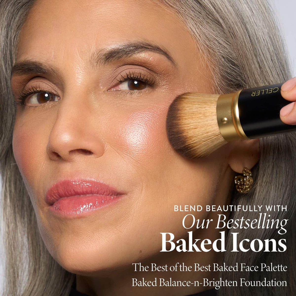LAURA GELLER Face It All brushes on vanity
