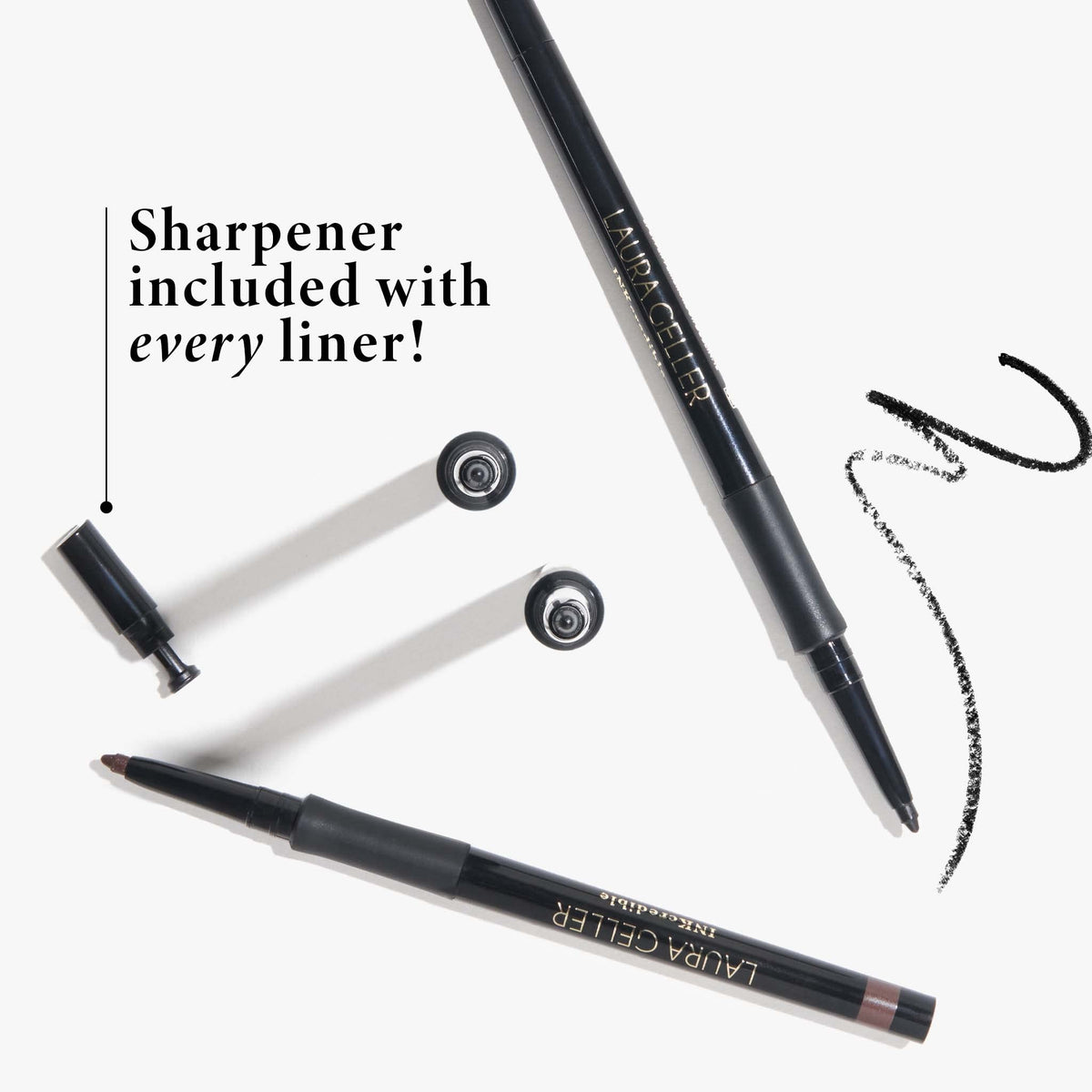 LAURA GELLER Gel Eyeliner Waterproof close-up of tip