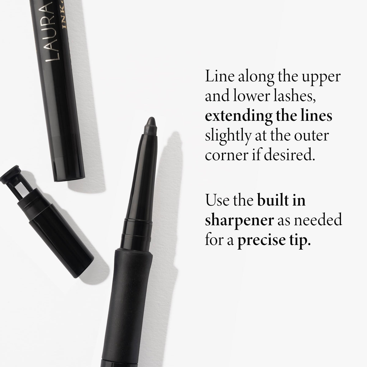 LAURA GELLER Gel Eyeliner Waterproof in hand