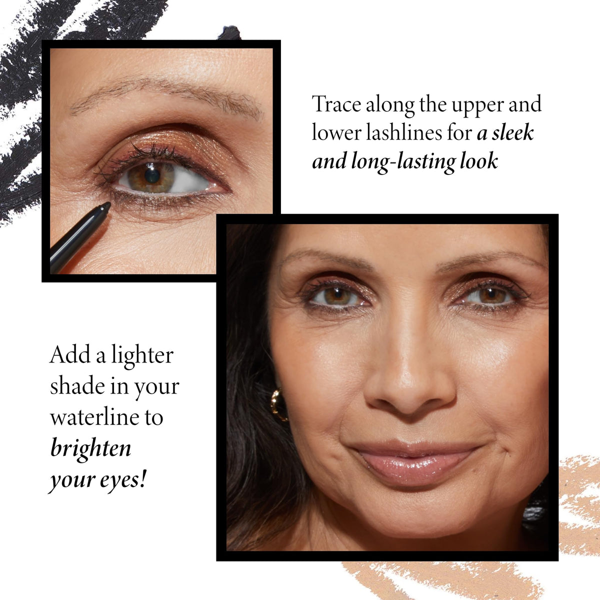 LAURA GELLER Gel Eyeliner Waterproof on makeup table