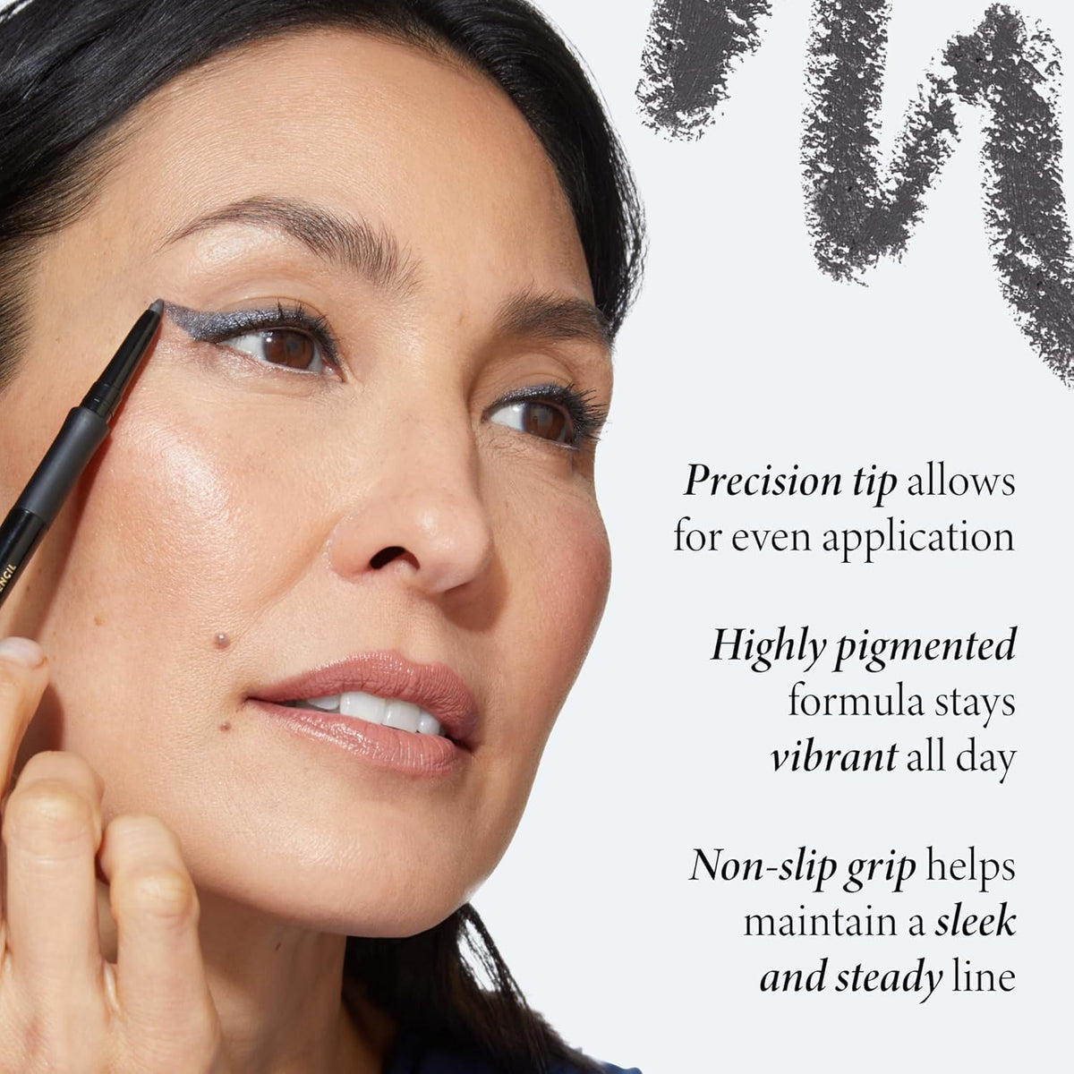 LAURA GELLER Gel Eyeliner Waterproof swatch on skin