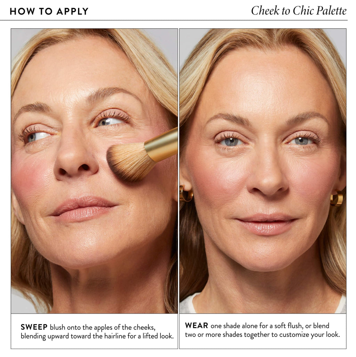 LAURA GELLER Geller's Greatest Blush Palette Sugar Plum and Ethereal Rose shades