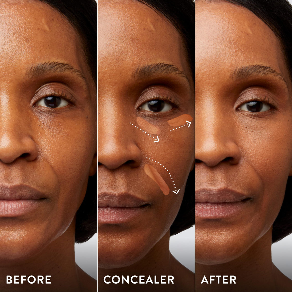 LAURA GELLER Ideal Fix Eye Concealer Deep being applied