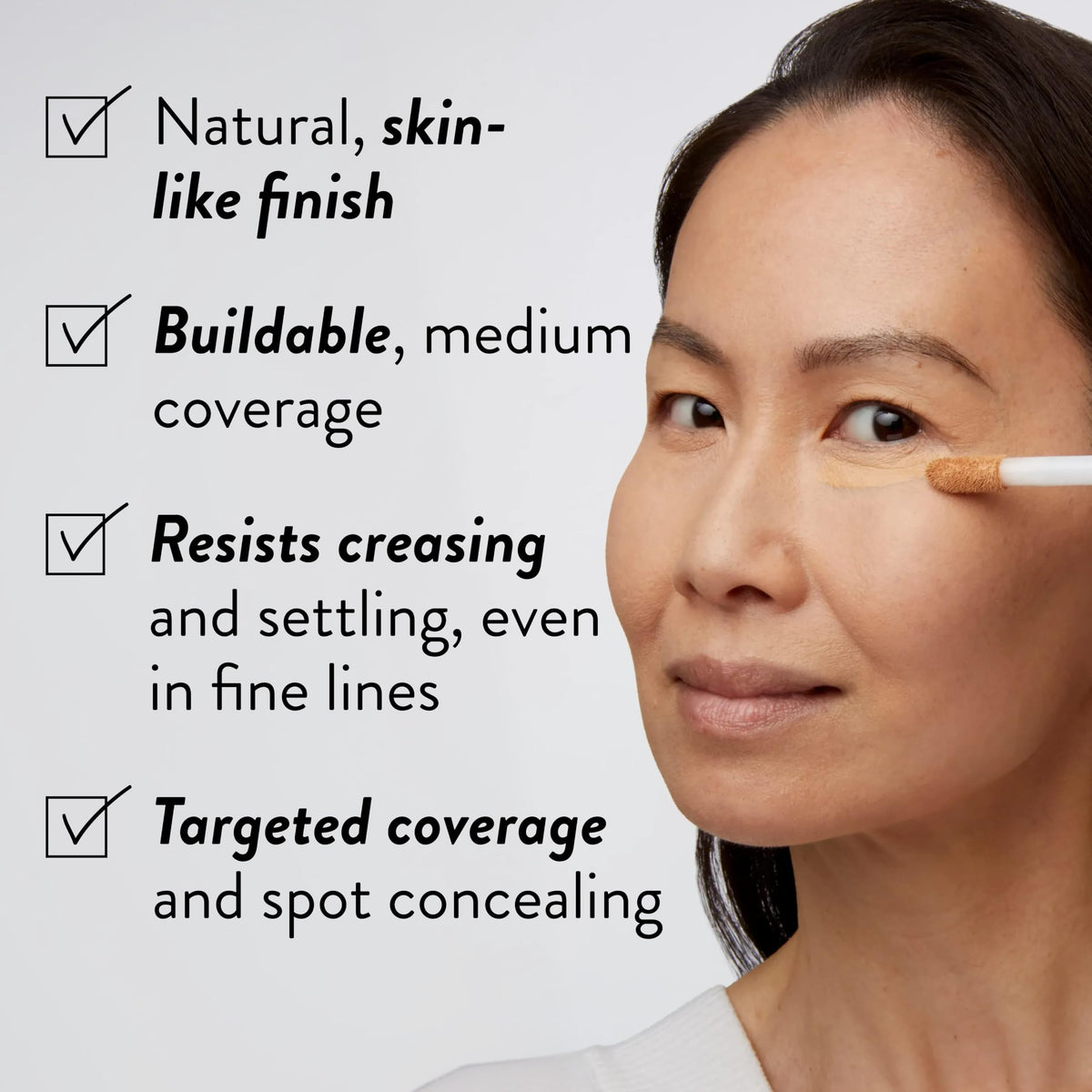 LAURA GELLER Ideal Fix Eye Concealer Medium swatch on skin