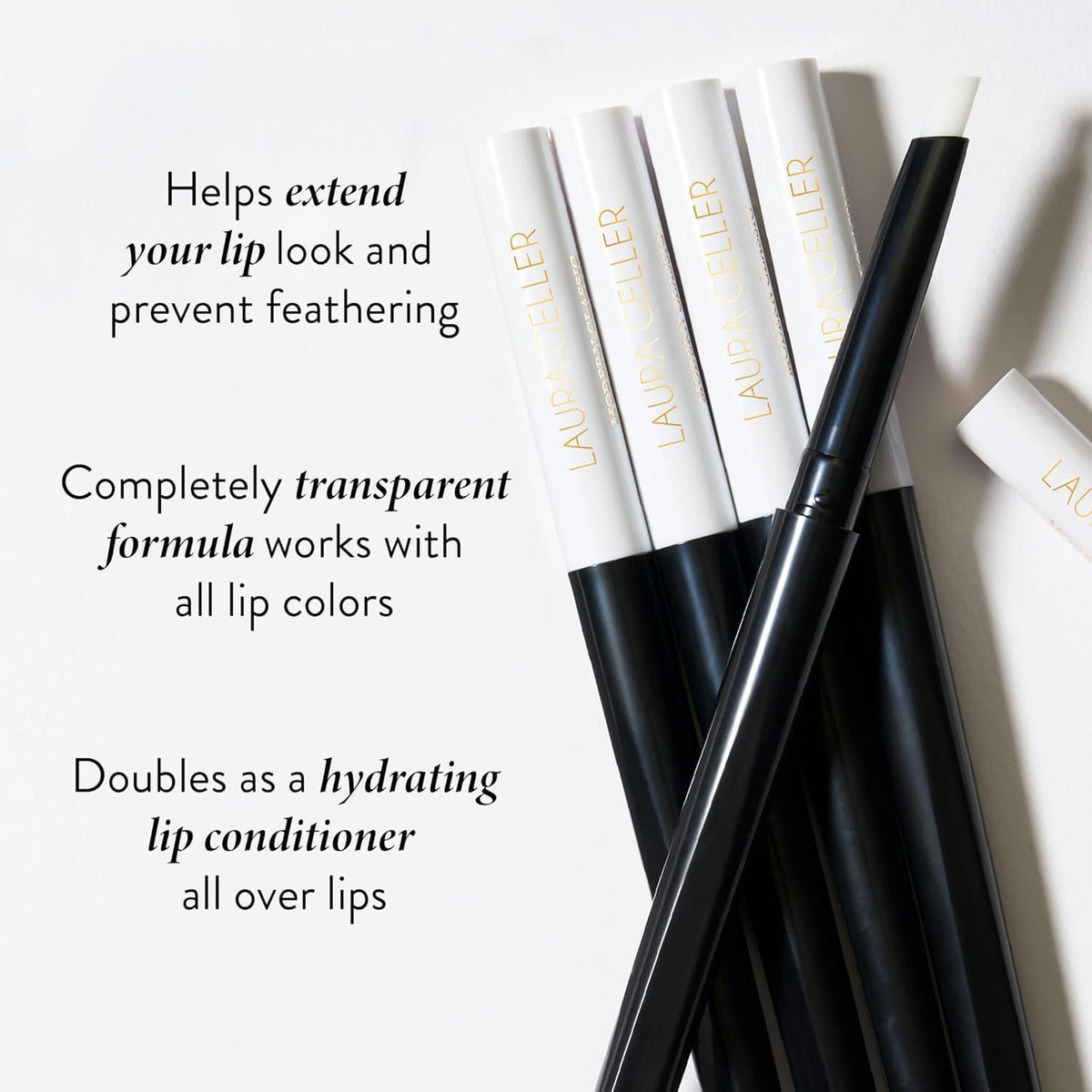 LAURA GELLER Invisible Lip Liner swatch on skin