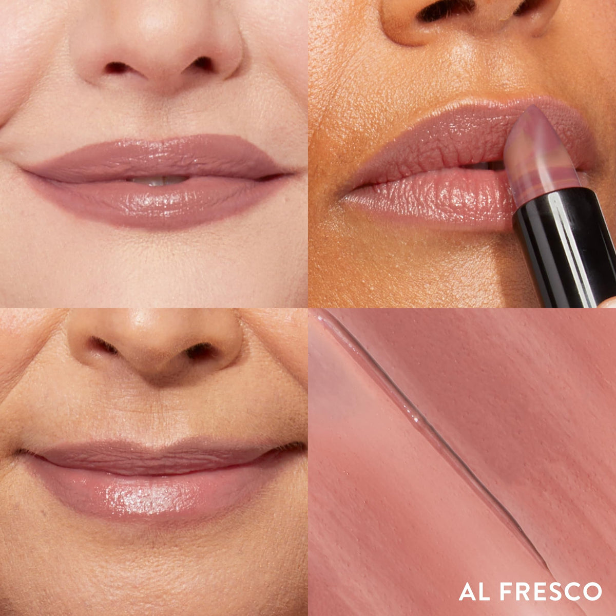 LAURA GELLER Italian Marble Sheer Hydrating Lipstick Al Fresco side view