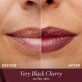LAURA GELLER Jelly Balm Tinted Lip Balm Very Black Cherry texture