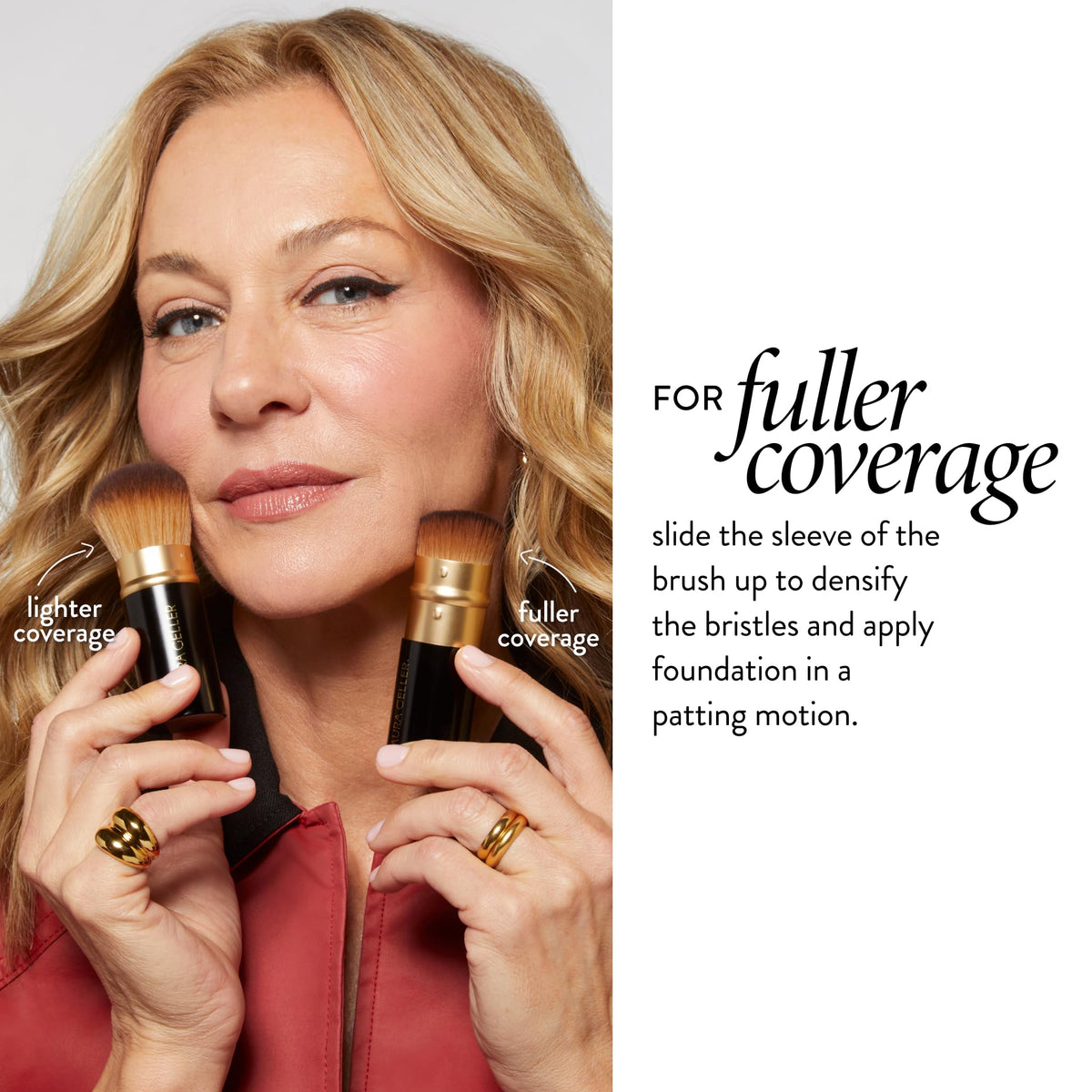 LAURA GELLER Kabuki Brush with powder foundation