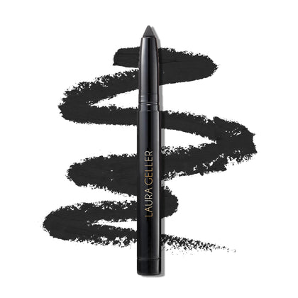 LAURA GELLER Kajal Longwear Kohl Eyeliner Pencil in Soft Black front view