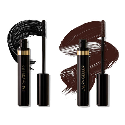 LAURA GELLER Kajal Longwear Mascara Duo packaging front view