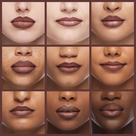 LAURA GELLER Lip Liner Sassy Spice on a makeup table