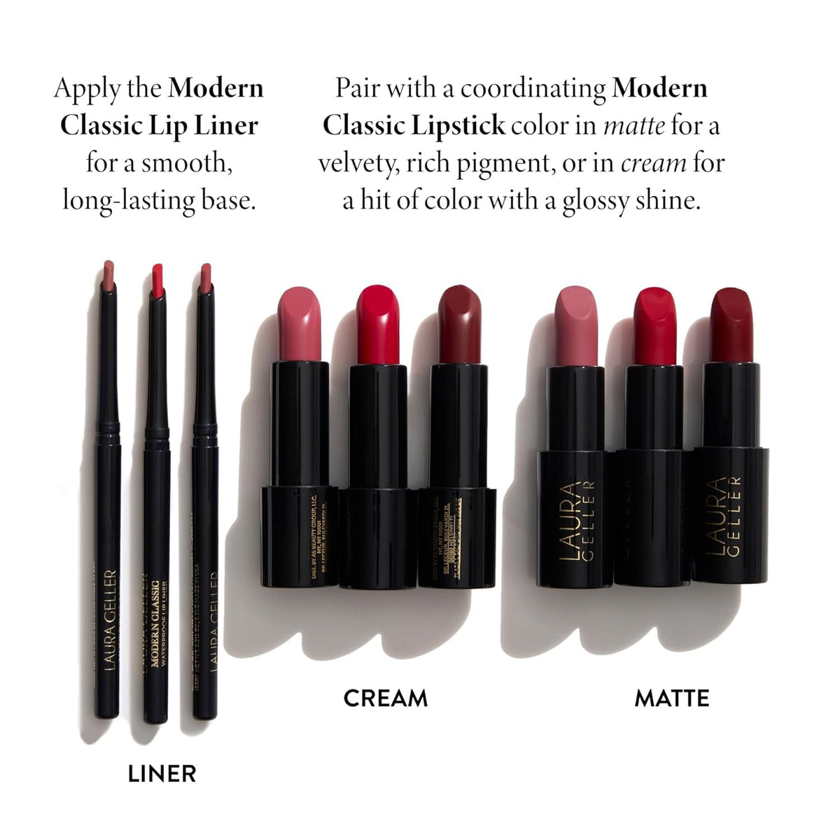 LAURA GELLER Modern Classic Lip Liner Sassy Spice side view