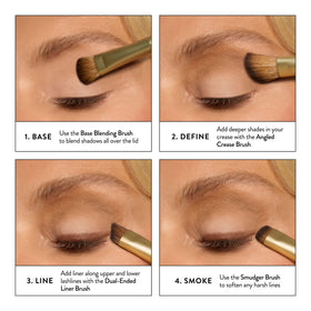 LAURA GELLER NEW YORK Angled Crease Brush side view
