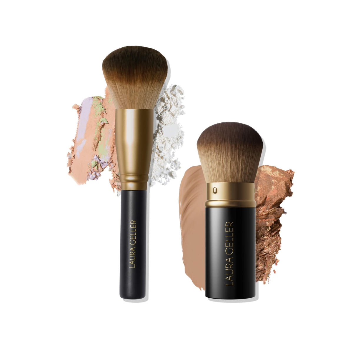 LAURA GELLER NEW YORK Blending Beauties Makeup Brush Set front view