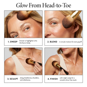LAURA GELLER NEW YORK Classic Bronzer Brush side view