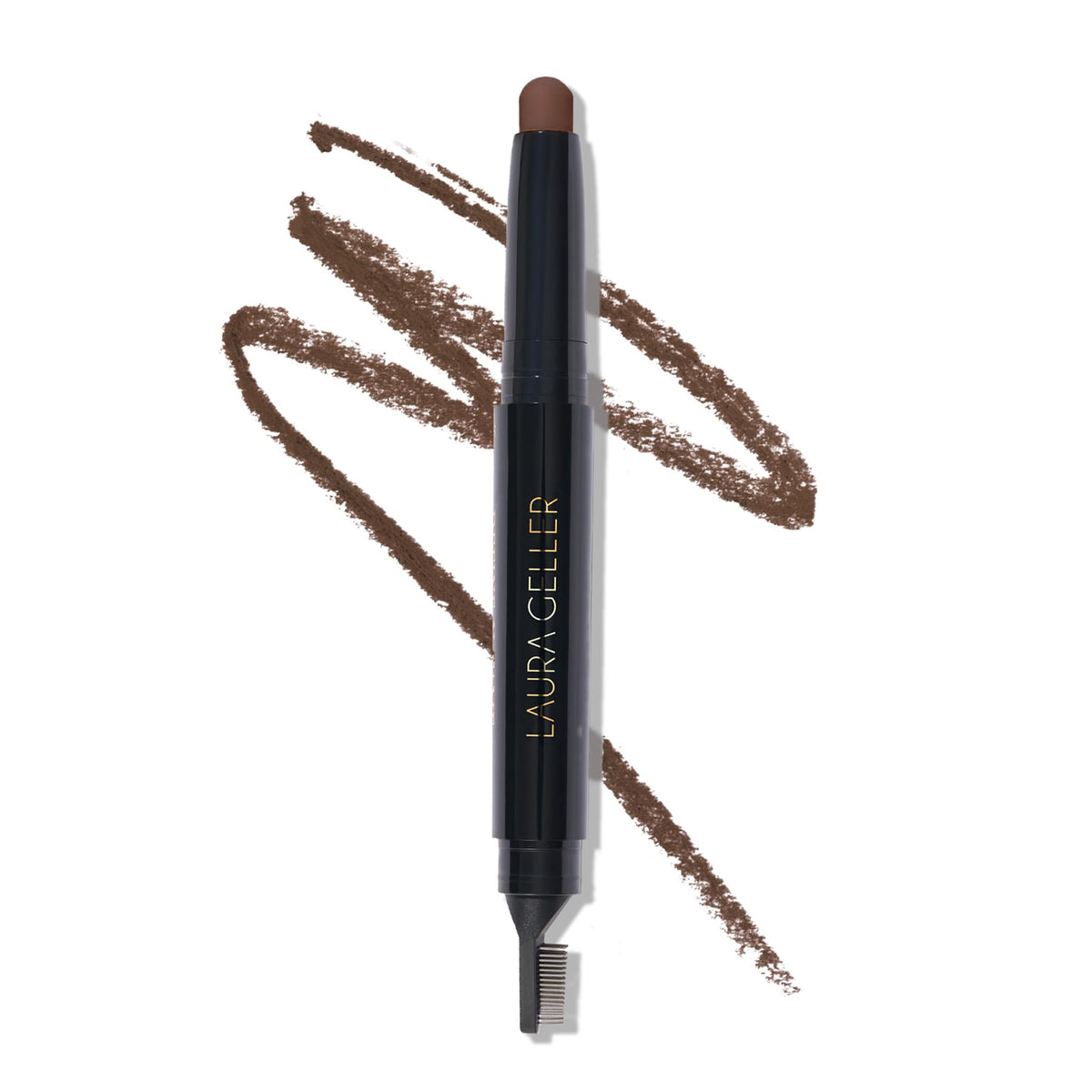 LAURA GELLER NEW YORK Define-n-Tame Brow Lifting Stick Dark Brown front view