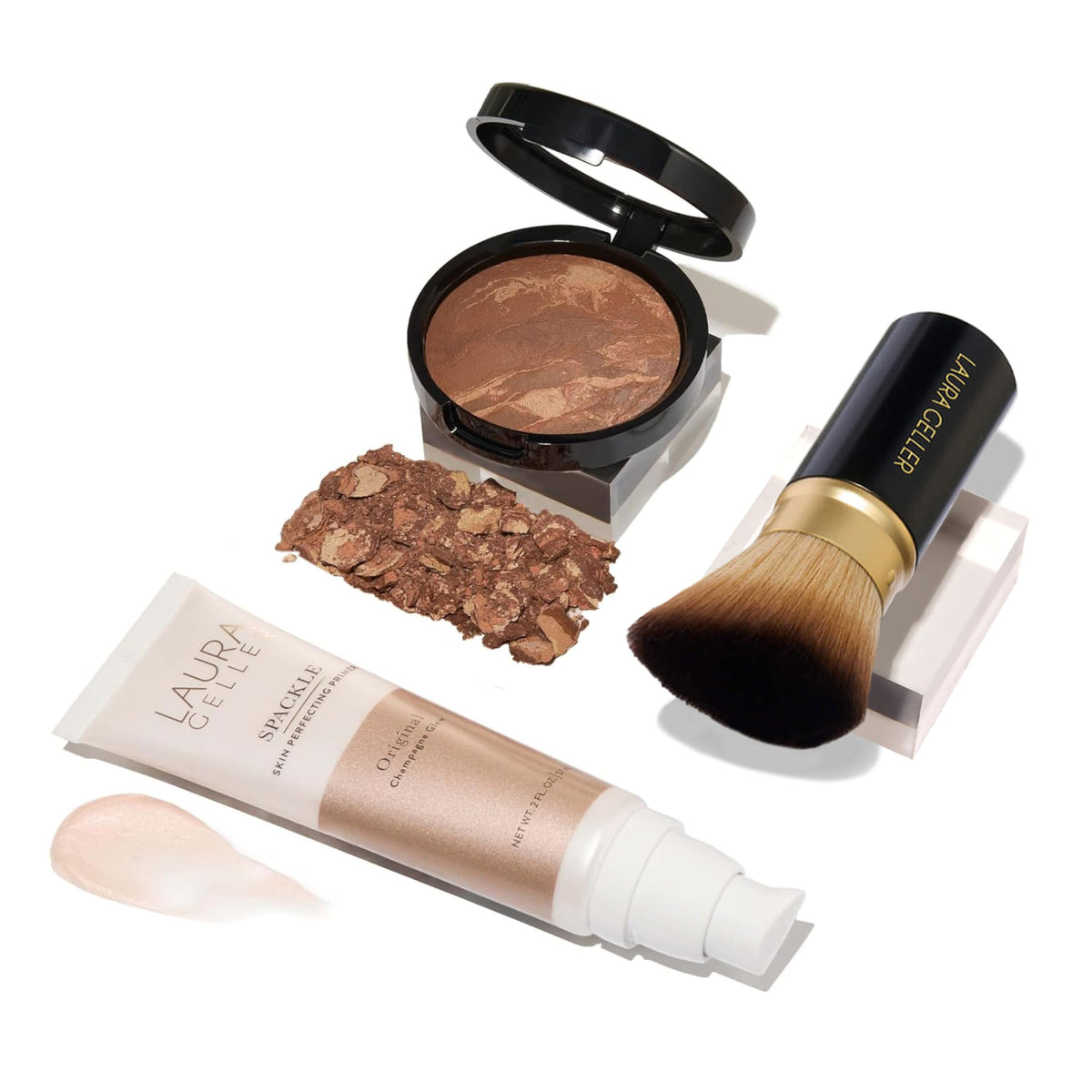 LAURA GELLER NEW YORK Everyday Routine Kit including primer, foundation, and brush