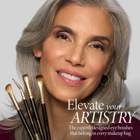 LAURA GELLER NEW YORK Eyeshadow Brush Set on vanity