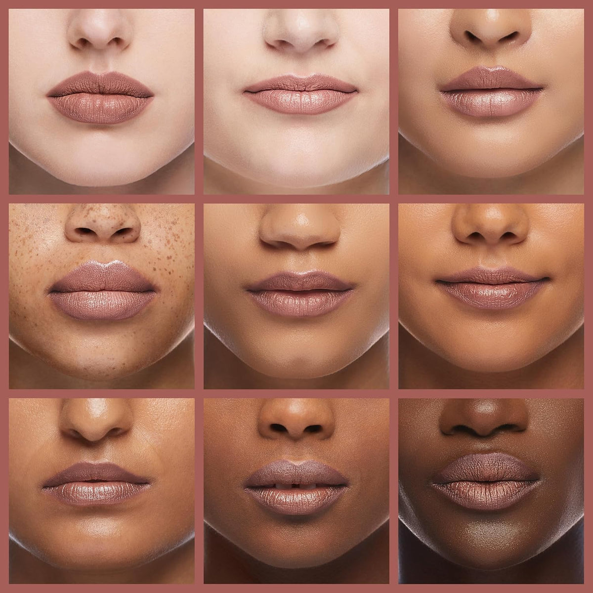 LAURA GELLER NEW YORK Modern Classic Waterproof Lip Liner Purely Pink applied on lips