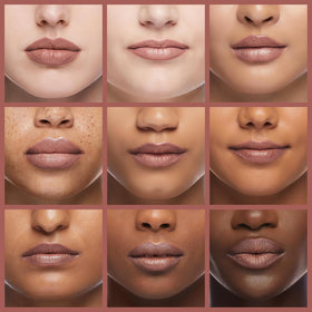 LAURA GELLER NEW YORK Modern Classic Waterproof Lip Liner Purely Pink applied on lips