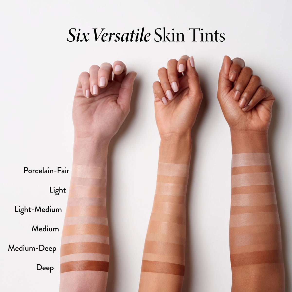 LAURA GELLER Quench-n-Tint Tinted Moisturizer Deep on model
