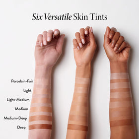 LAURA GELLER Quench-n-Tint Tinted Moisturizer Deep on model