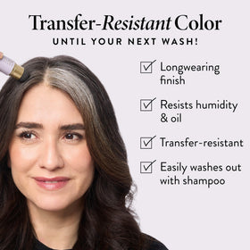 LAURA GELLER Root Touch-Up applied on hair roots
