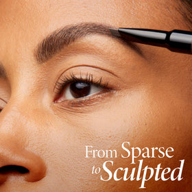 LAURA GELLER Sculpt-n-Stay eyebrow pencil applied on skin
