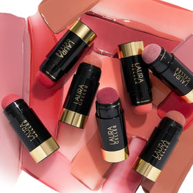 LAURA GELLER Serum Blush Tint in natural light