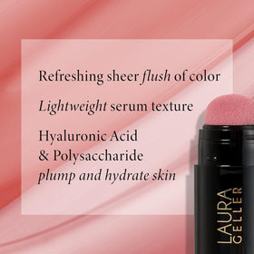 LAURA GELLER Serum Blush Tint packaging side view