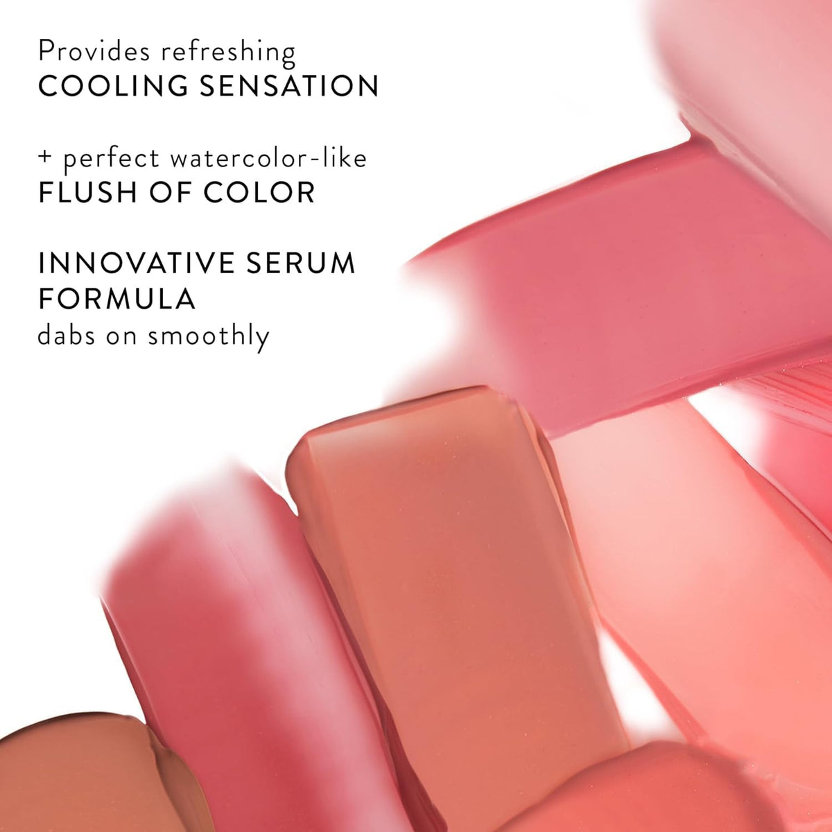 LAURA GELLER Serum Blush Tint swatch on skin