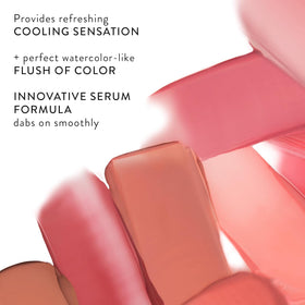LAURA GELLER Serum Blush Tint swatch on skin