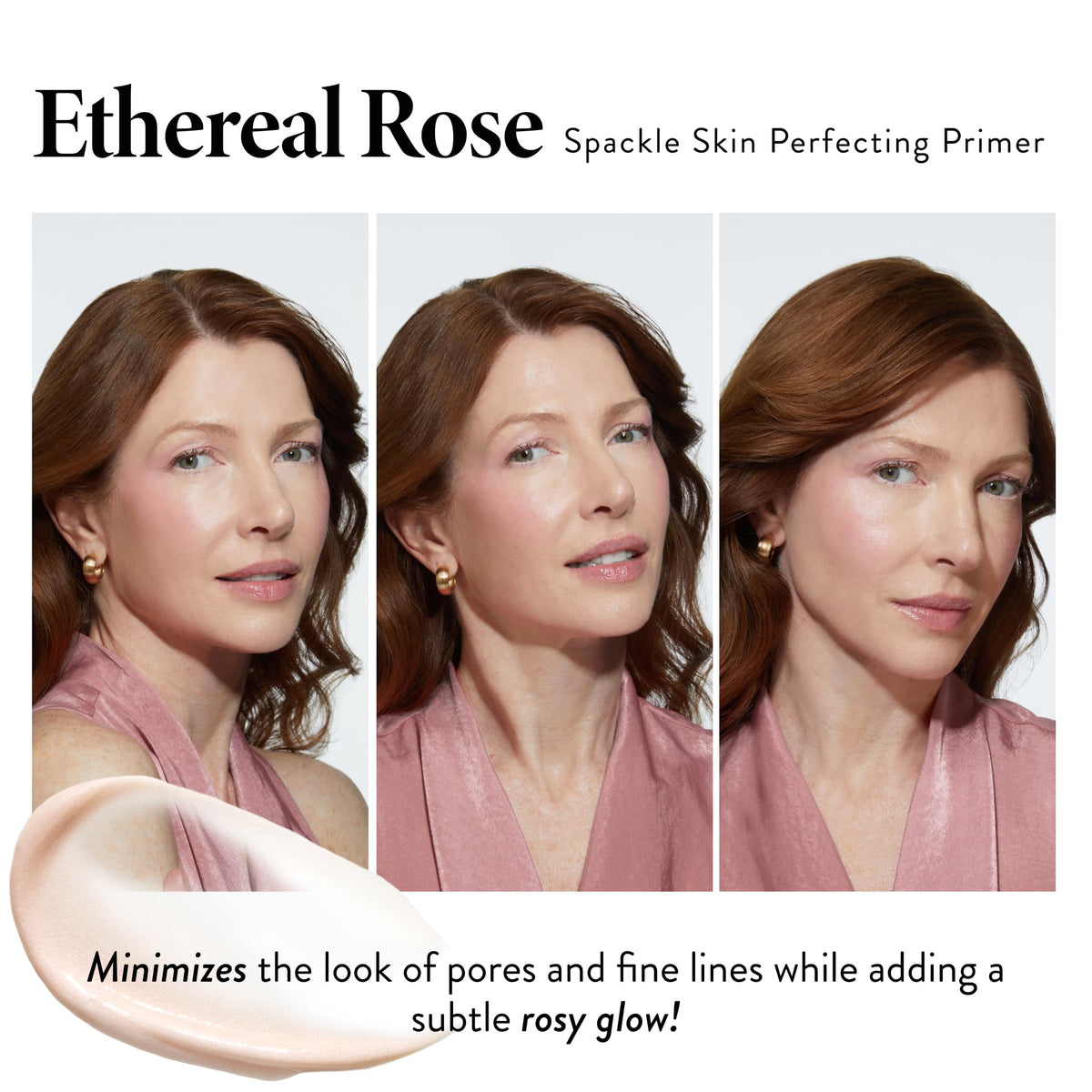 LAURA GELLER Spackle Makeup Primer Ethereal Rose Glow application process