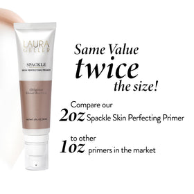 LAURA GELLER Spackle Makeup Primer Ethereal Rose Glow in beauty setup