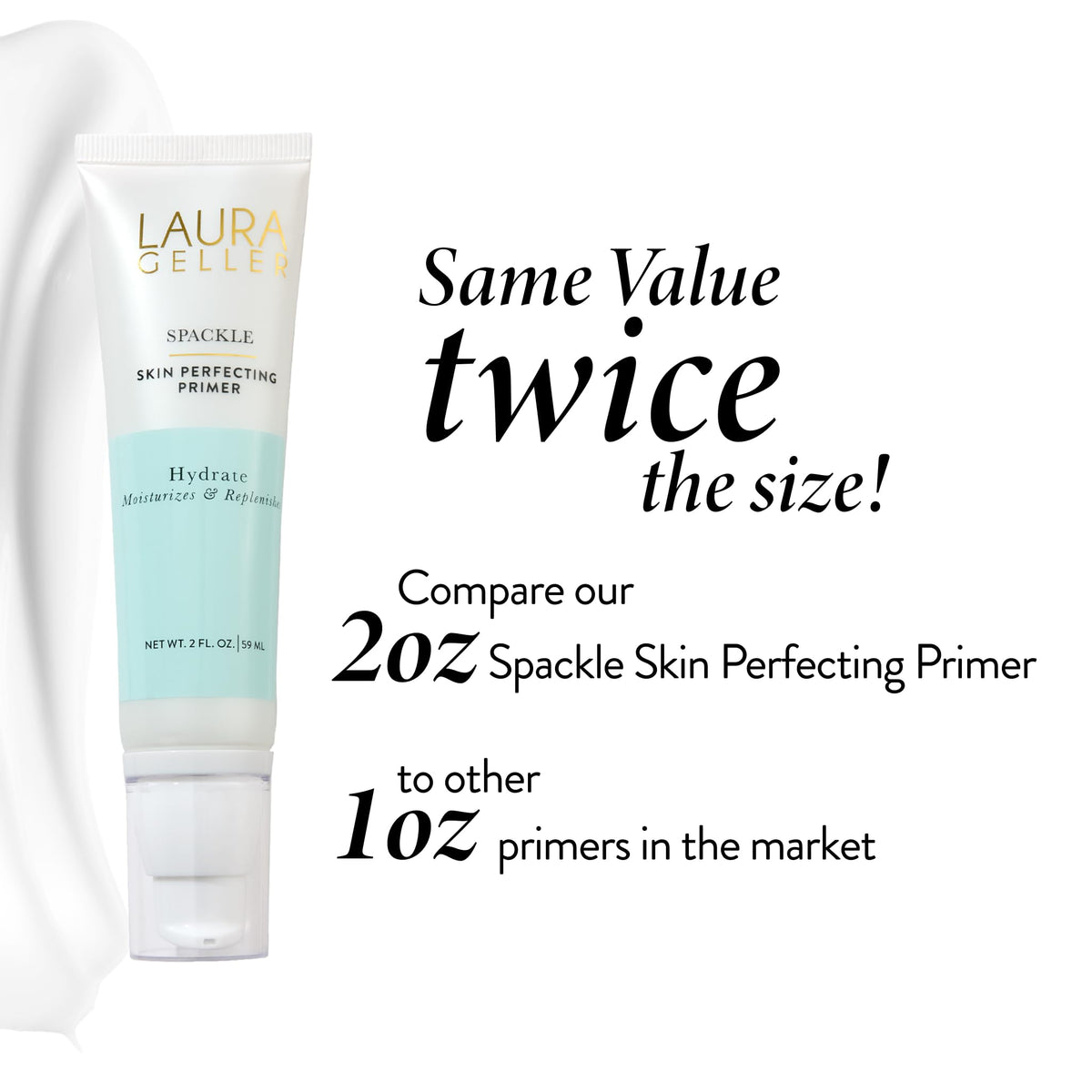 LAURA GELLER Spackle Makeup Primer Hydrate 2 Fl Oz ingredients list