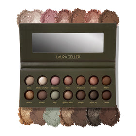 LAURA GELLER The Delectables Earthy Essentials Eyeshadow Palette front view