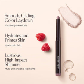 Laura Mercier Caviar Stick Cream Eyeshadow Amethyst application process