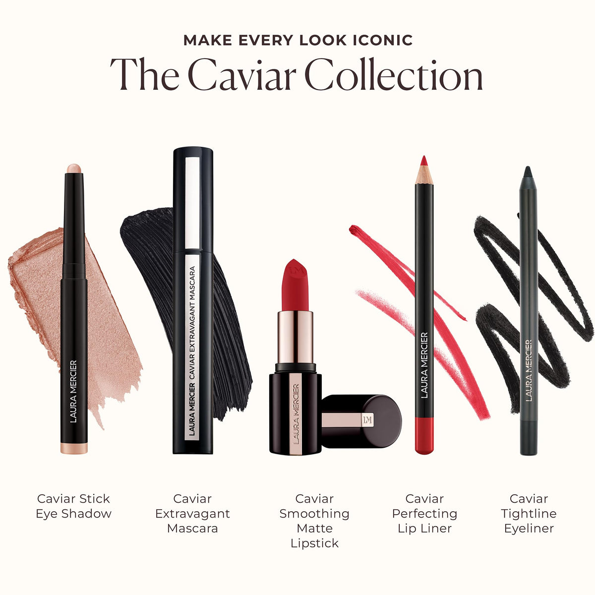 Laura Mercier Caviar Stick Cream Eyeshadow Peach in hand
