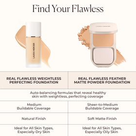 Laura Mercier Real Flawless Liquid Foundation in a beauty setup