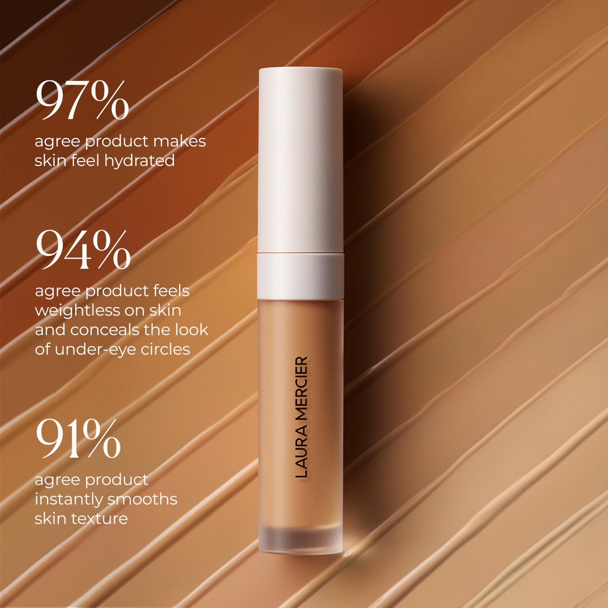 Laura Mercier Real Flawless Serum Concealer 2N1 Light in makeup setting