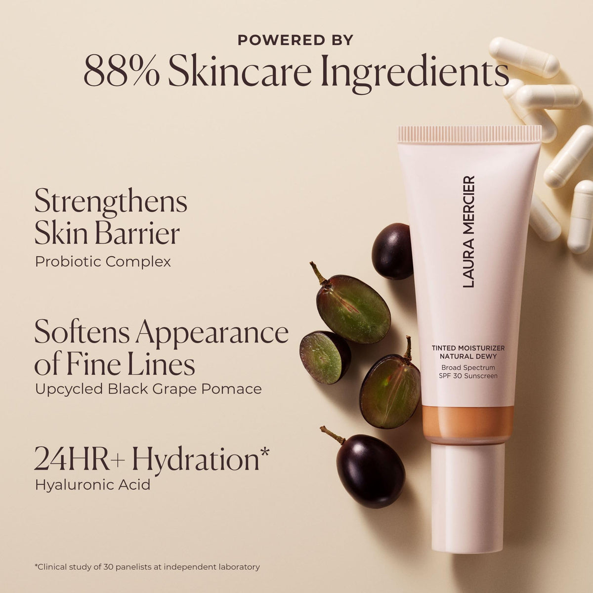 Laura Mercier Tinted Moisturizer Natural Dewy SPF 30 2C Oak product details
