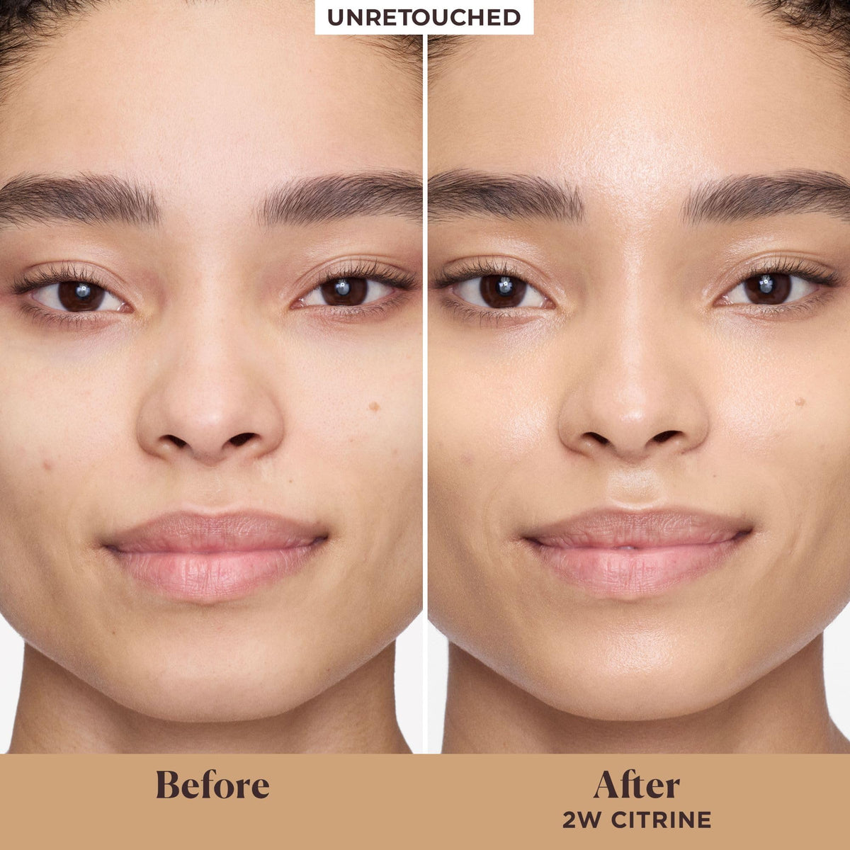 Laura Mercier Tinted Moisturizer Natural Dewy SPF 30 2W Citrine texture on skin