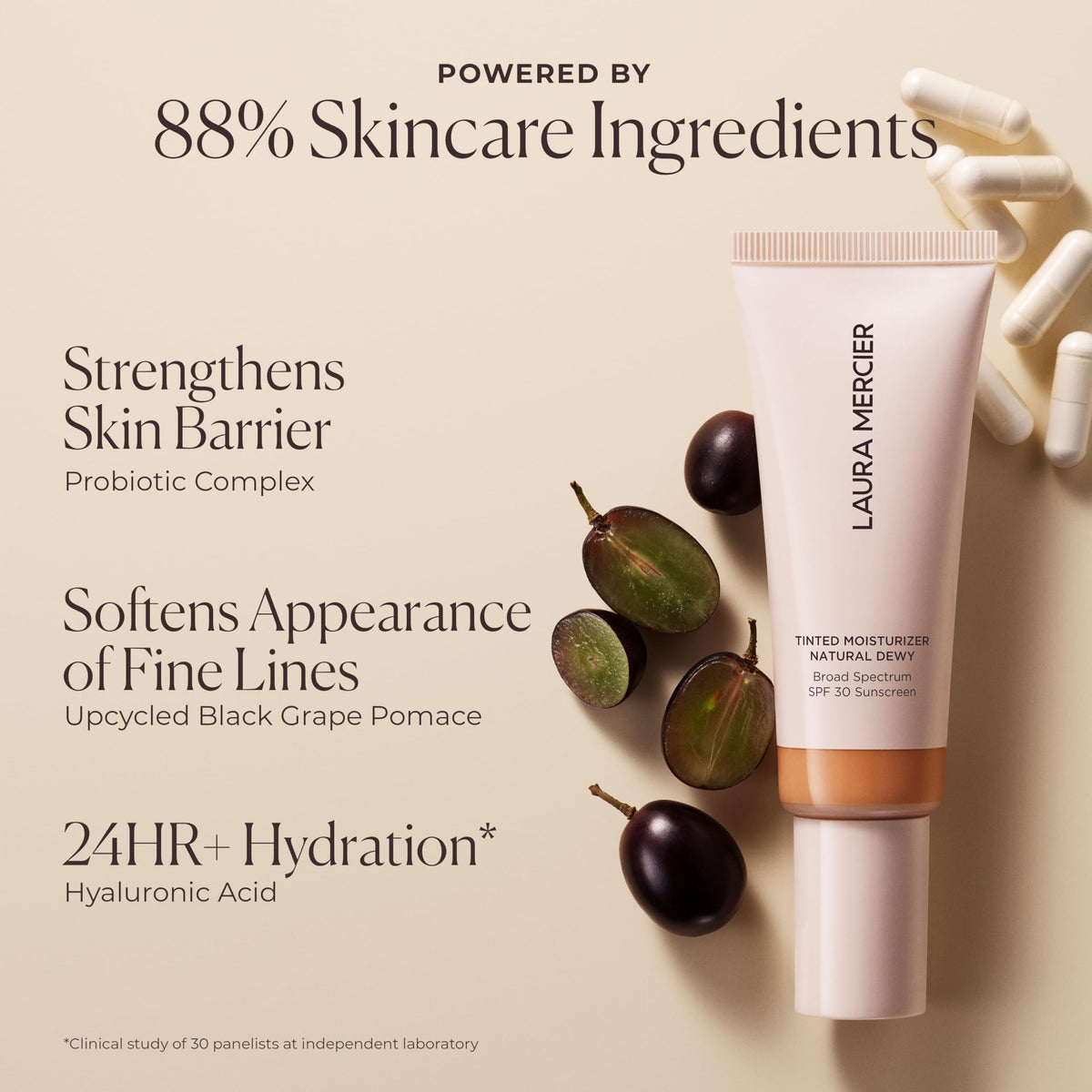 Laura Mercier Tinted Moisturizer Natural Dewy SPF 30 swatch