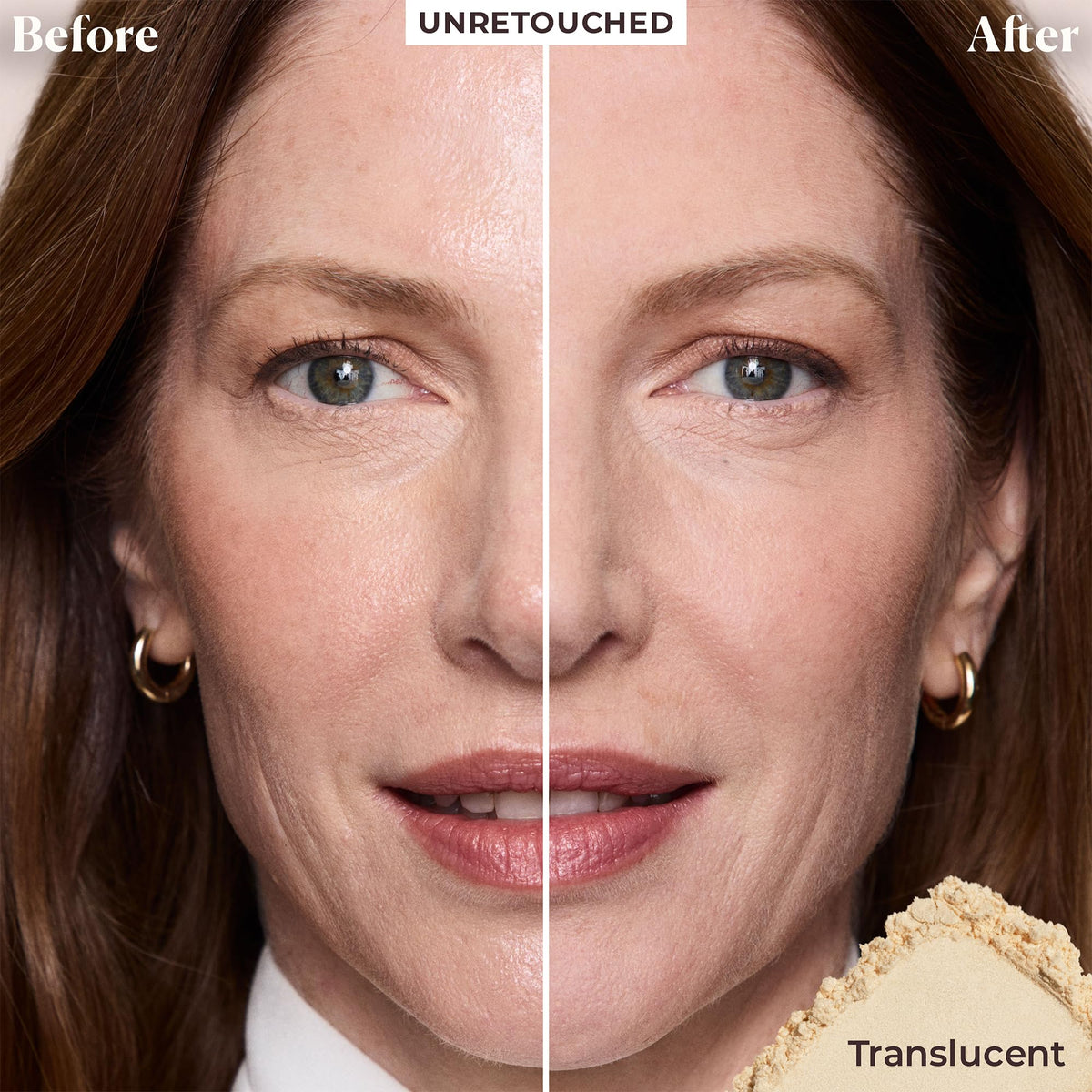 Laura Mercier Translucent Loose Setting Powder application on skin