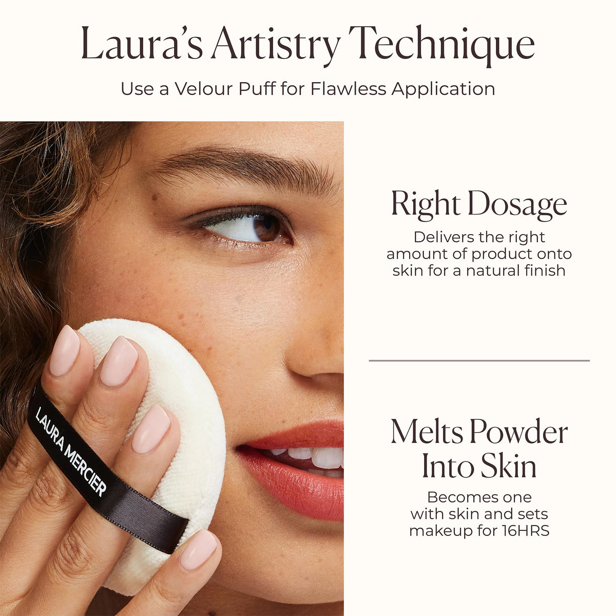 Laura Mercier Translucent Loose Setting Powder with makeup brushes
