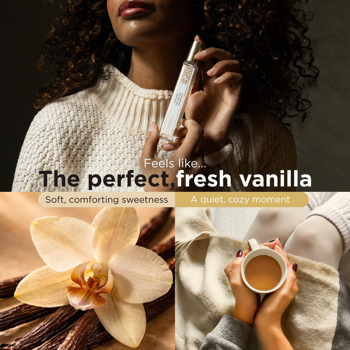 Lavanila Pure Vanilla Perfume roller cap detail