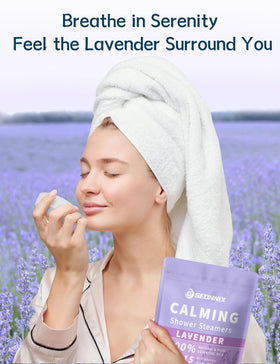 Lavender essential oil ingredients for shower steamers